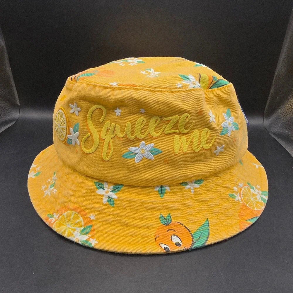Disney Squeeze Me Spirit Jersey Bucket Hat Kids One Size Orange Bird 2022 EPCOT